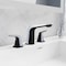 Anzzi 2-Handle 3-Hole Widespread Bathroom Faucet in Matte Black and Chrome L-AZ905MB-CH - alternate 5